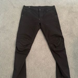 G STAR RAW BLACK STRETCH DENIM
